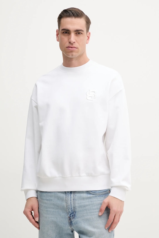 Хлопковая толстовка Boss, белый
Хлопковая толстовка Boss, белый