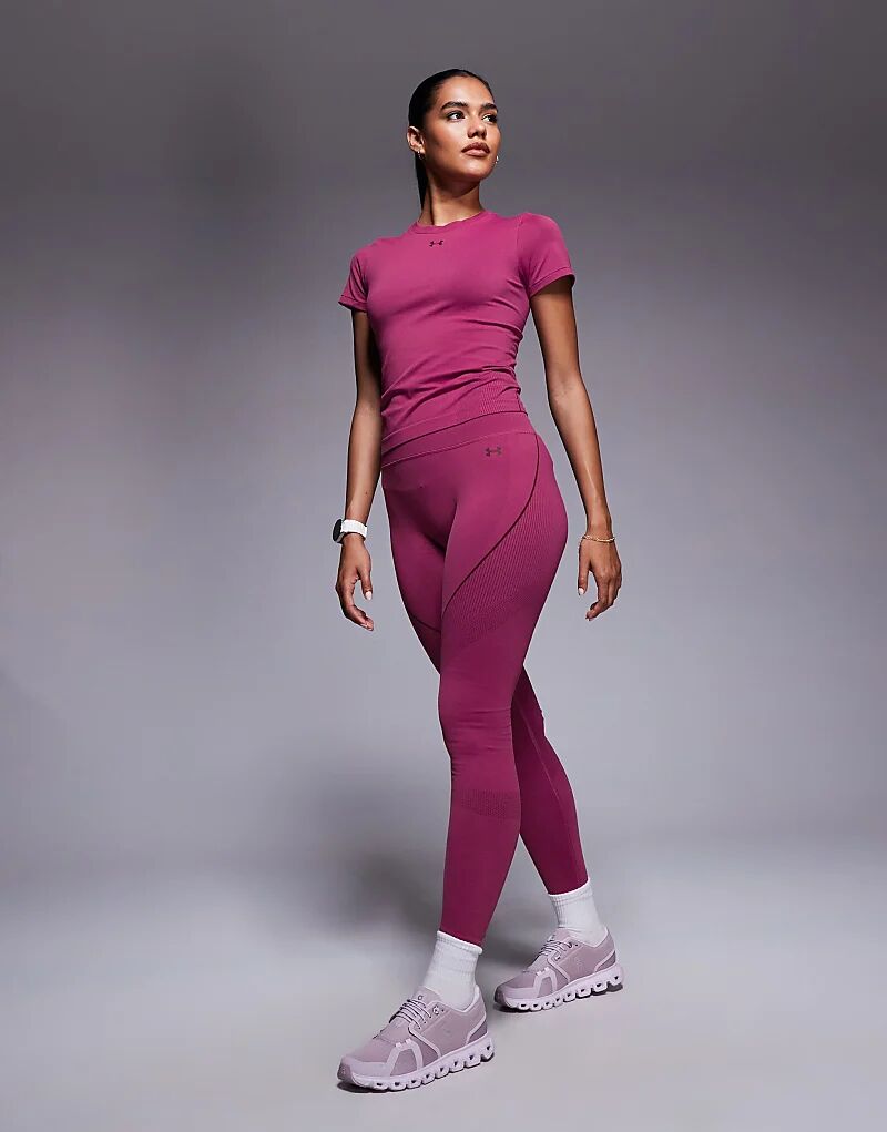 Бесшовные леггинсы Under Armour Vanish темно-бордового цвета
Бесшовные леггинсы Under Armour Vanish темно-бордового цвета