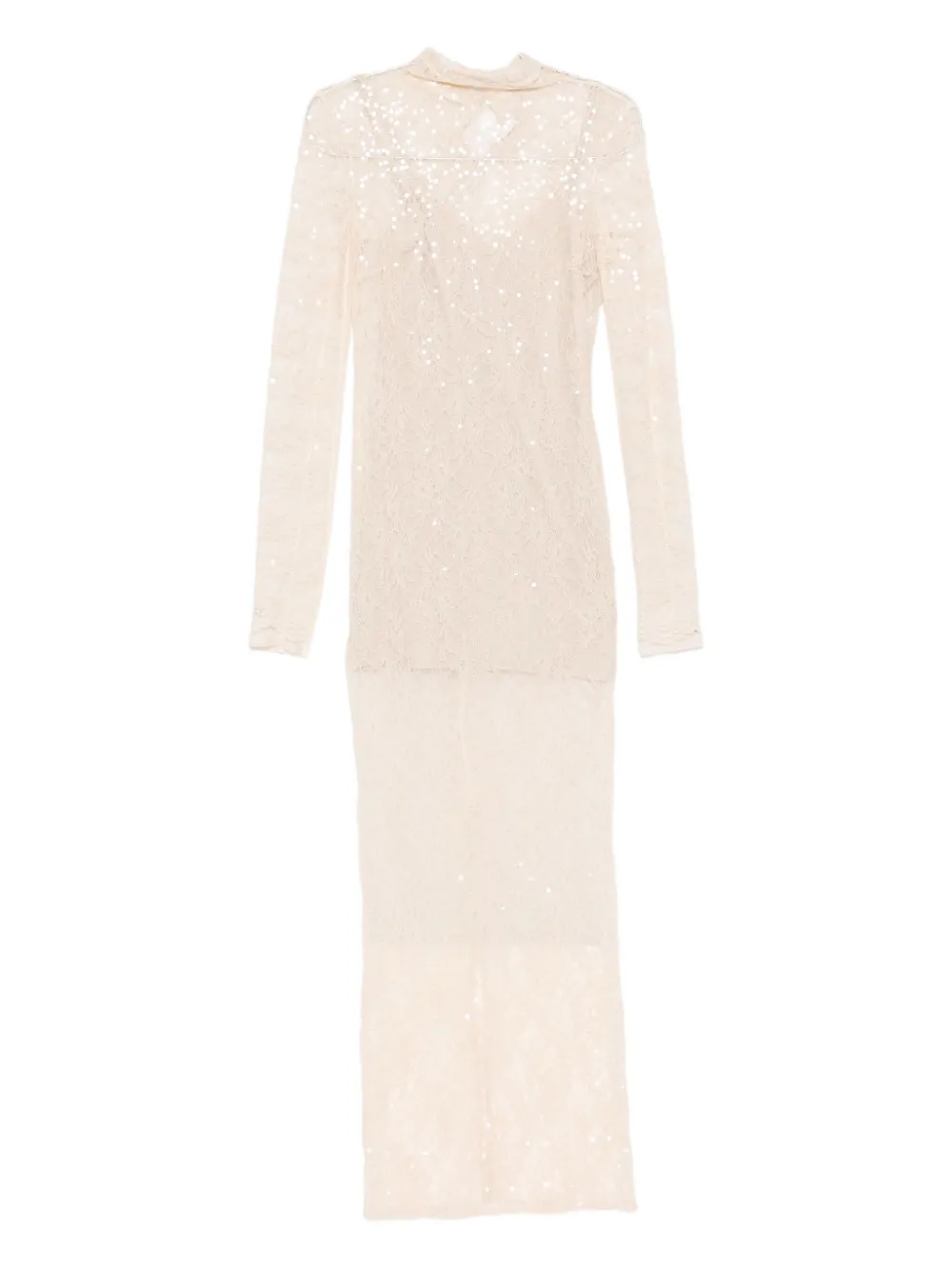 Платье с длинными рукавами, украшенное пайетками Patrizia Pepe, белый
Платье с длинными рукавами, украшенное пайетками Patrizia Pepe, белый