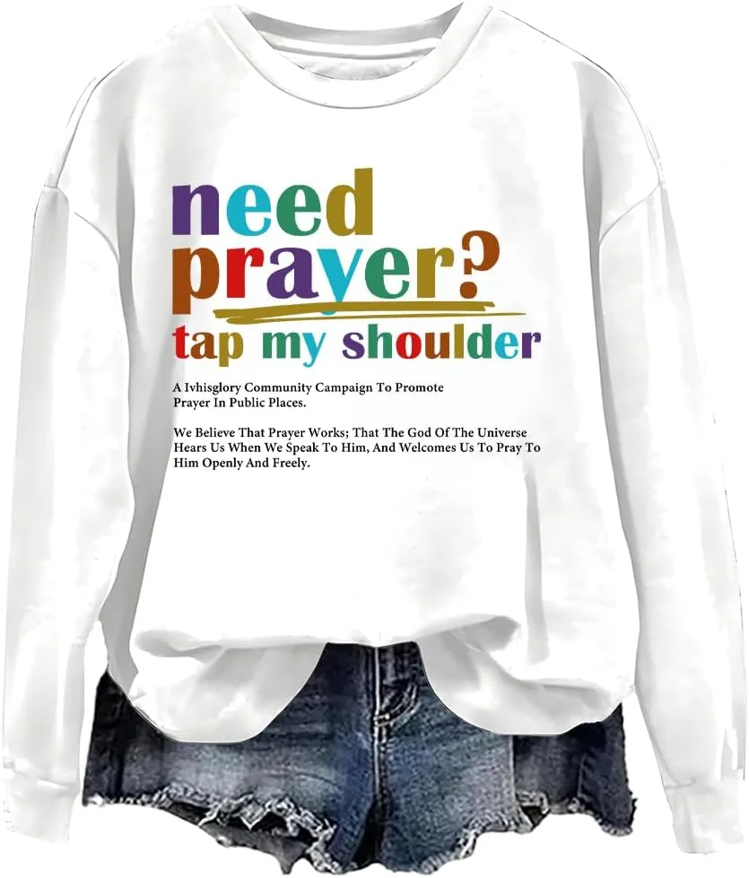 Свитшот Need Prayer Tap My Shoulder woati
Свитшот Need Prayer Tap My Shoulder woati