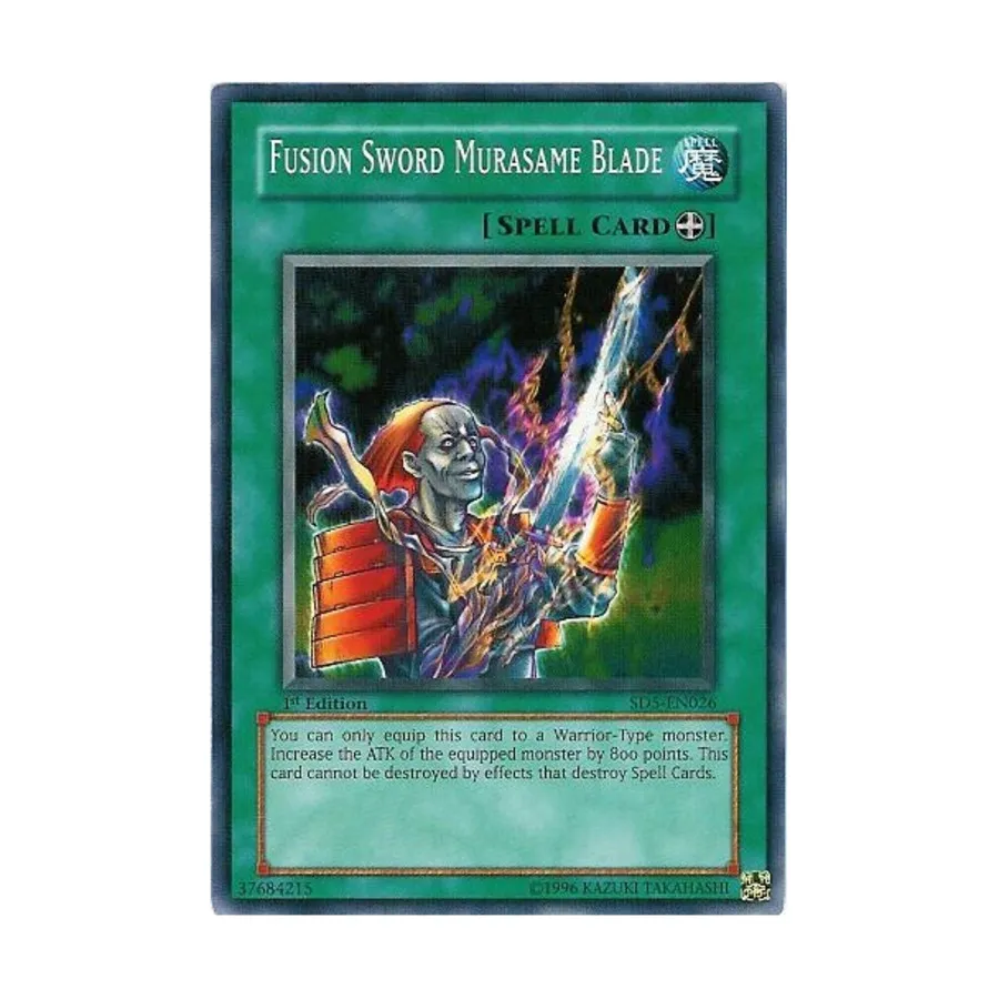 CCG Fusion Sword Клинок Мурасаме (Обычный), Yu-Gi-Oh - Structure Deck - Warrior's Triumph - Singles
CCG Fusion Sword Клинок Мурасаме (Обычный), Yu-Gi-Oh - Structure Deck - Warrior's Triumph - Singles