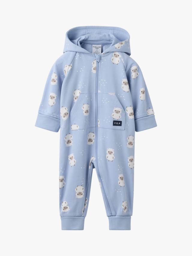 Детский хлопковый комбинезон с капюшоном и молнией с принтом ягненка Polarn O. Pyret, Blue
Детский хлопковый комбинезон с капюшоном и молнией с принтом ягненка Polarn O. Pyret, Blue
