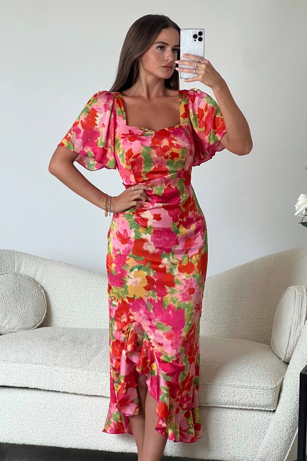 Платье миди с оборками Heidi Girl In Mind, розовый
Платье миди с оборками Heidi Girl In Mind, розовый