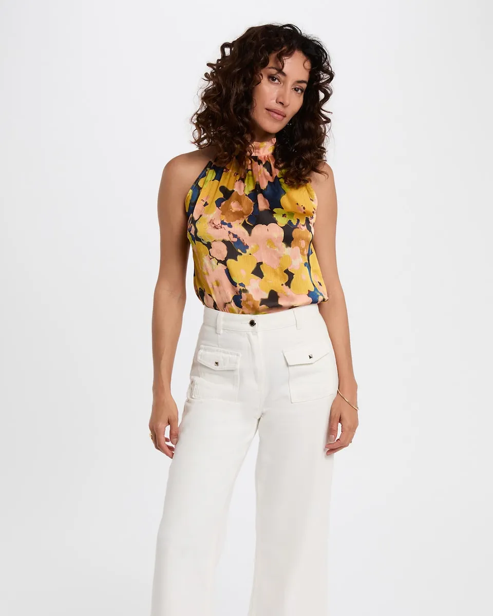 Женский топ свободного кроя с высоким воротником Morgan, желтый/черный
Женский топ свободного кроя с высоким воротником Morgan, желтый/черный