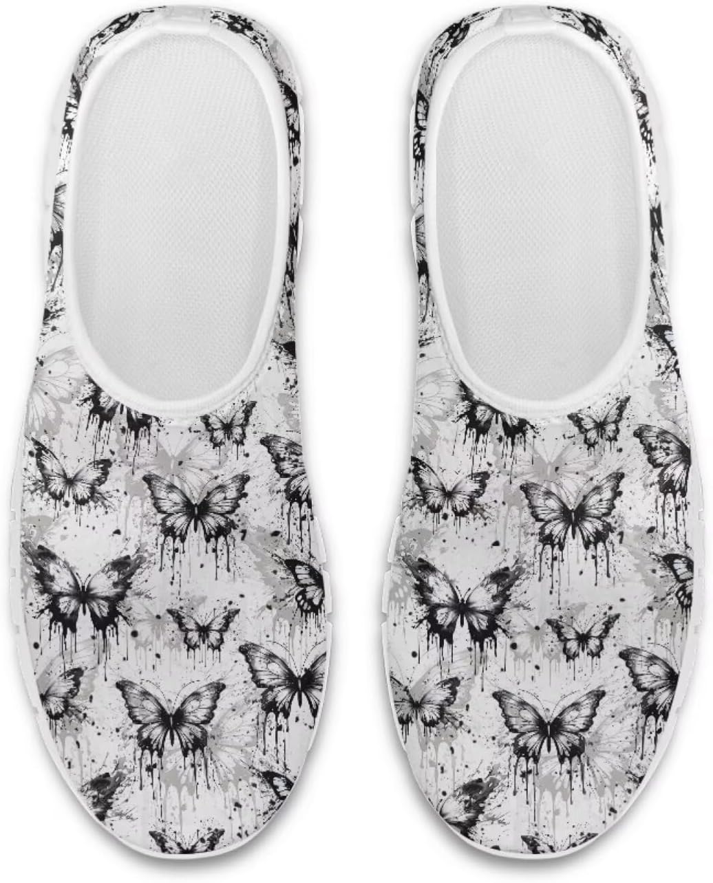 Кроссовки Chaqlin с низким вырезом, без шнурков, повседневные, для бега, ходьбы и тенниса, модные лоферы для женщин и мужчин, широкие с мягким носком, сетчатые кроссовки, Black Butterfly Print
Кроссовки Chaqlin с низким вырезом, без шнурков, повседневные, для бега, ходьбы и тенниса, модные лоферы для женщин и мужчин, широкие с мягким носком, сетчатые кроссовки, Black Butterfly Print
