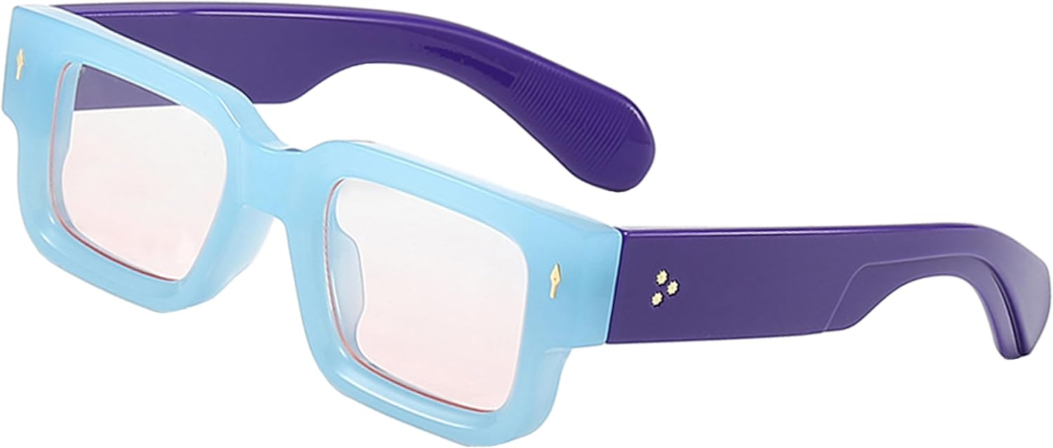 Солнцезащитные очки в толстой квадратной оправе для женщин и мужчин, модные массивные прямоугольные солнцезащитные очки черного цвета с защитой от УФ-излучения UV400 Teumire, A04 Blue/Grandient Pink
Солнцезащитные очки в толстой квадратной оправе для женщин и мужчин, модные массивные прямоугольные солнцезащитные очки черного цвета с защитой от УФ-излучения UV400 Teumire, A04 Blue/Grandient Pink