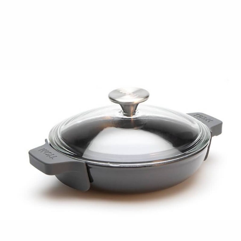 Woll IRON, круглая кастрюля со стеклянной крышкой и силиконовой ручкой, 20 см, высота 5,5 см, Карбоновый Серый
Woll IRON, круглая кастрюля со стеклянной крышкой и силиконовой ручкой, 20 см, высота 5,5 см, Карбоновый Серый