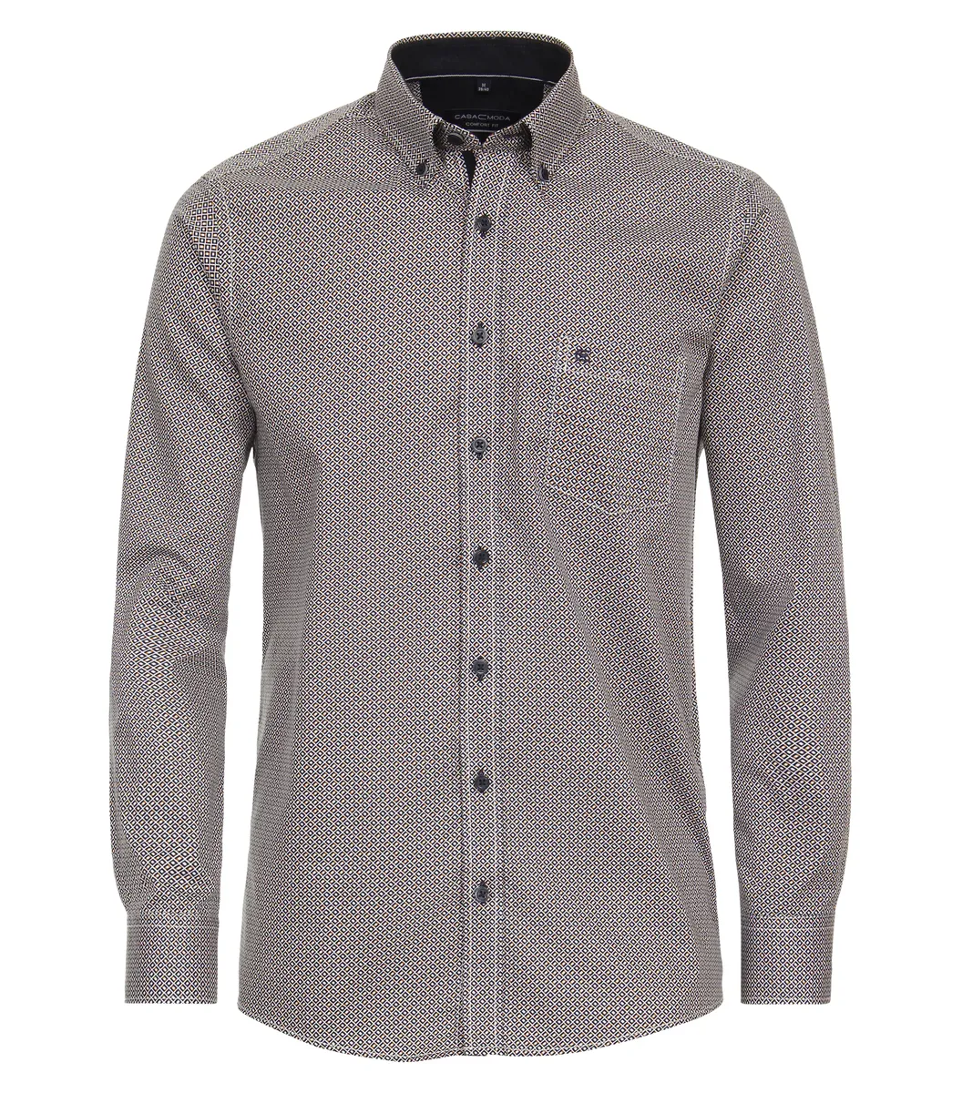 Рубашка CASAMODA с длинными рукавами "CASAMODA повседневная рубашка с принтом", желтый
Рубашка CASAMODA с длинными рукавами "CASAMODA повседневная рубашка с принтом", желтый