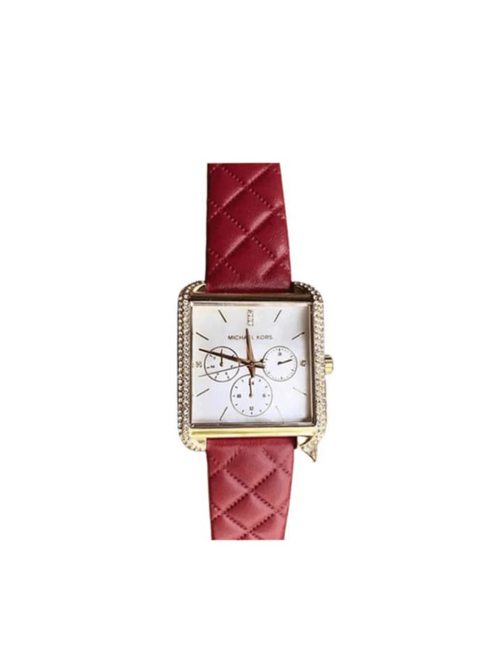Michael Kors Женские часы красного цвета, кожаный ремешок, модель: MK2770 White Red Lady
Michael Kors Женские часы красного цвета, кожаный ремешок, модель: MK2770 White Red Lady