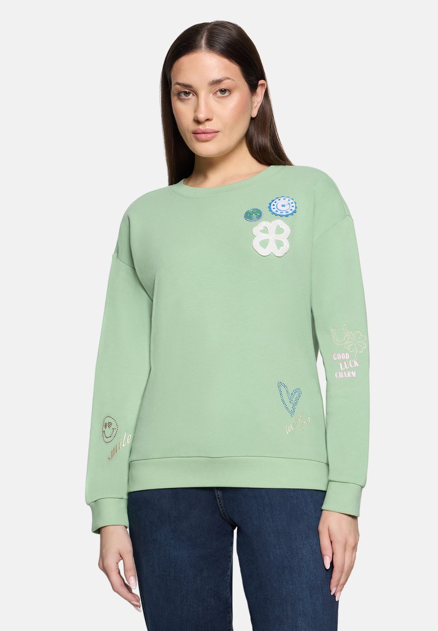 Толстовка Cartoon Sweatshirt, Patch Mint/Blue/Green
Толстовка Cartoon Sweatshirt, Patch Mint/Blue/Green