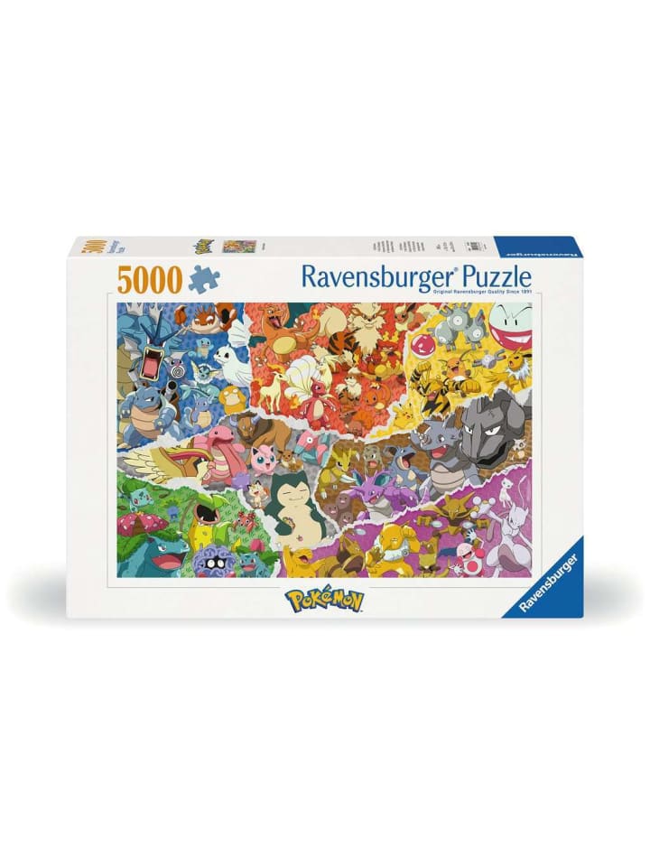 Пазл Ravensburger Allstars из 5000 деталей с красочным дизайном
Пазл Ravensburger Allstars из 5000 деталей с красочным дизайном