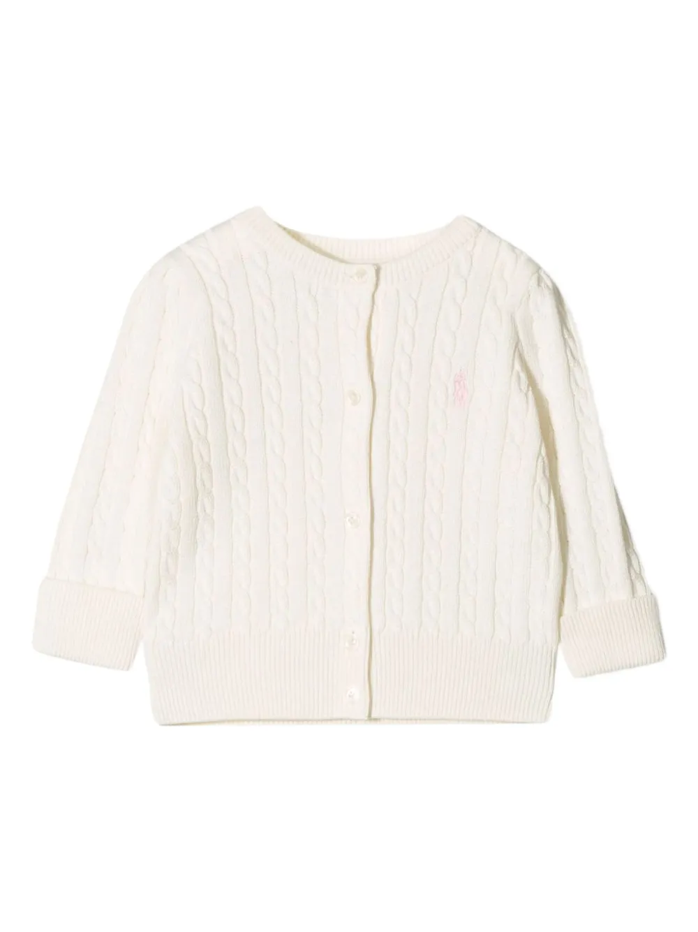 Кардиган вязаный косичками Polo Ralph Lauren Kids, белый
Кардиган вязаный косичками Polo Ralph Lauren Kids, белый