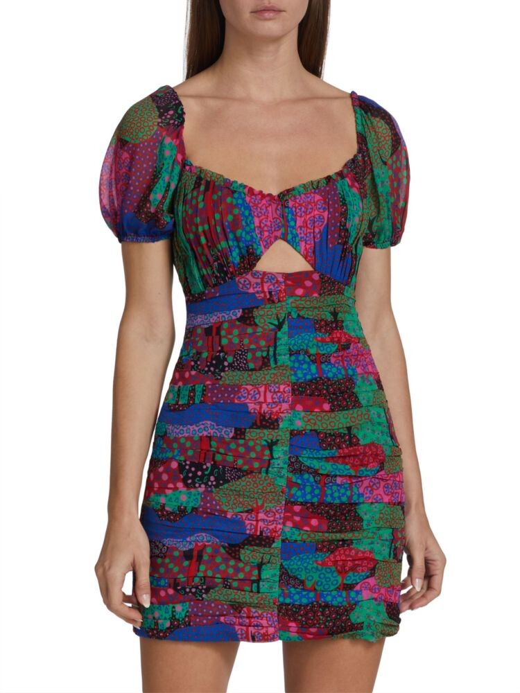 Мини-платье Clara в стиле пэчворк Rhode, цвет Blue Multi
Мини-платье Clara в стиле пэчворк Rhode, цвет Blue Multi