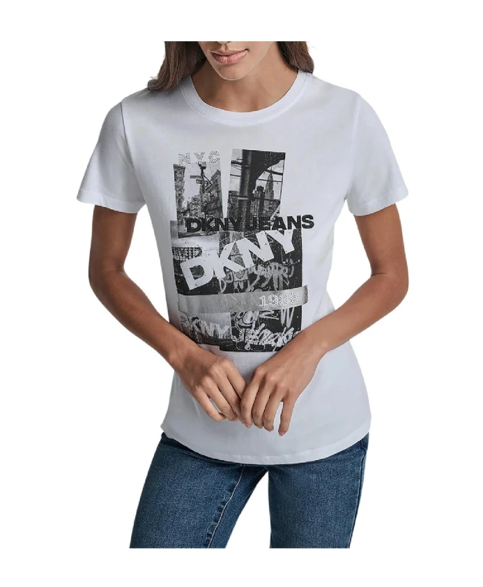 Футболка в стиле стритвеар с графическим принтом Dkny, белый
Футболка в стиле стритвеар с графическим принтом Dkny, белый