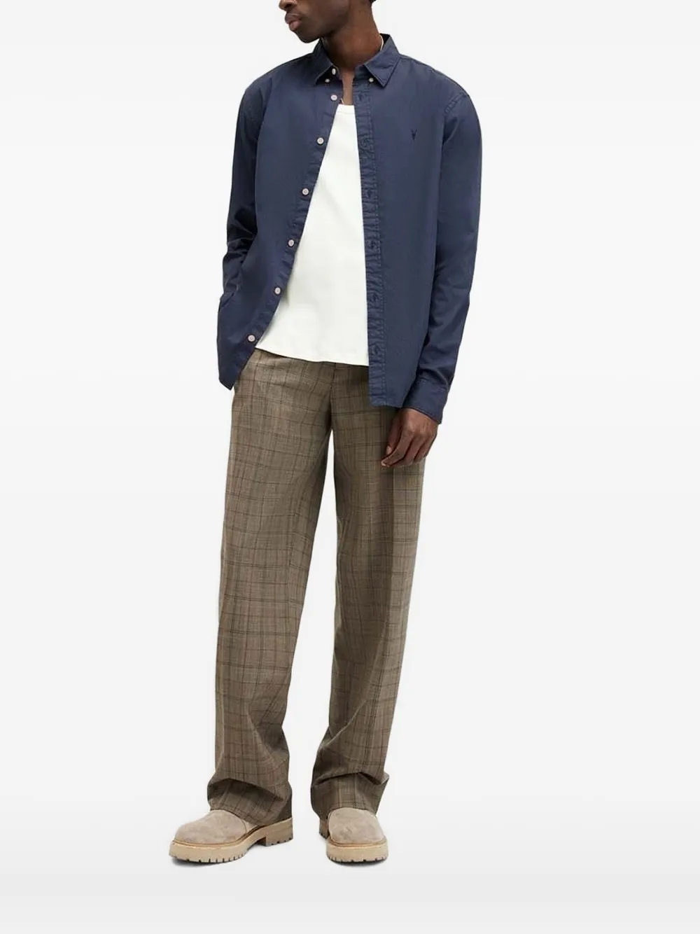 Рубашка Hawthorne Ramskull с длинными рукавами Allsaints, синий
Рубашка Hawthorne Ramskull с длинными рукавами Allsaints, синий