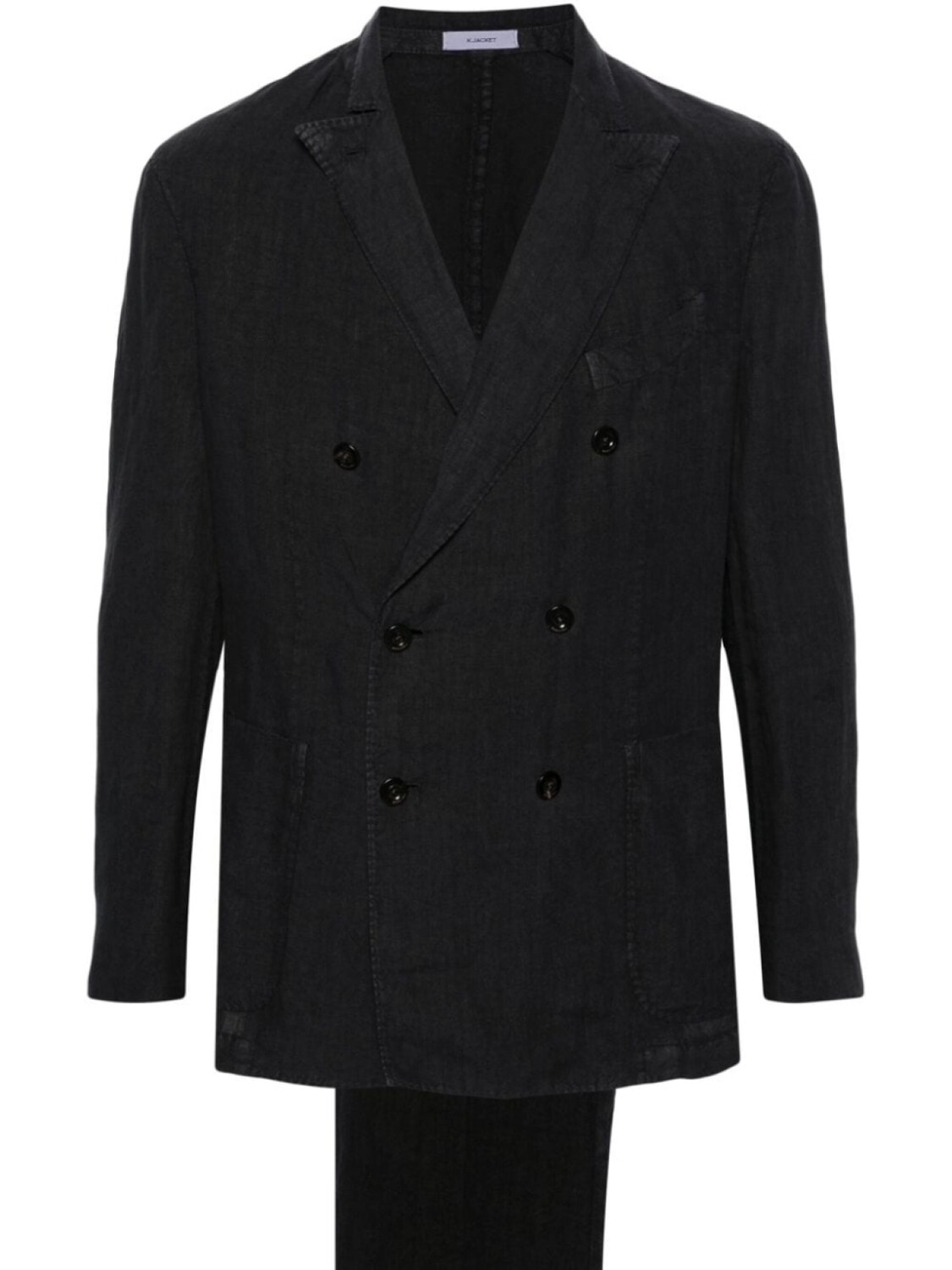 Двубортный льняной костюм Boglioli, синий
Двубортный льняной костюм Boglioli, синий