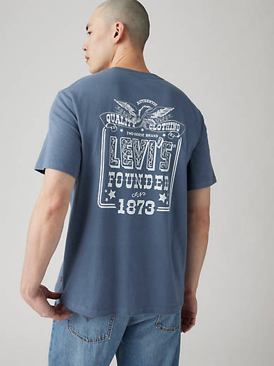 Футболка свободного кроя с коротким рукавом и графическим принтом Levi's, цвет Vintage Indigo - Blue
Футболка свободного кроя с коротким рукавом и графическим принтом Levi's, цвет Vintage Indigo - Blue