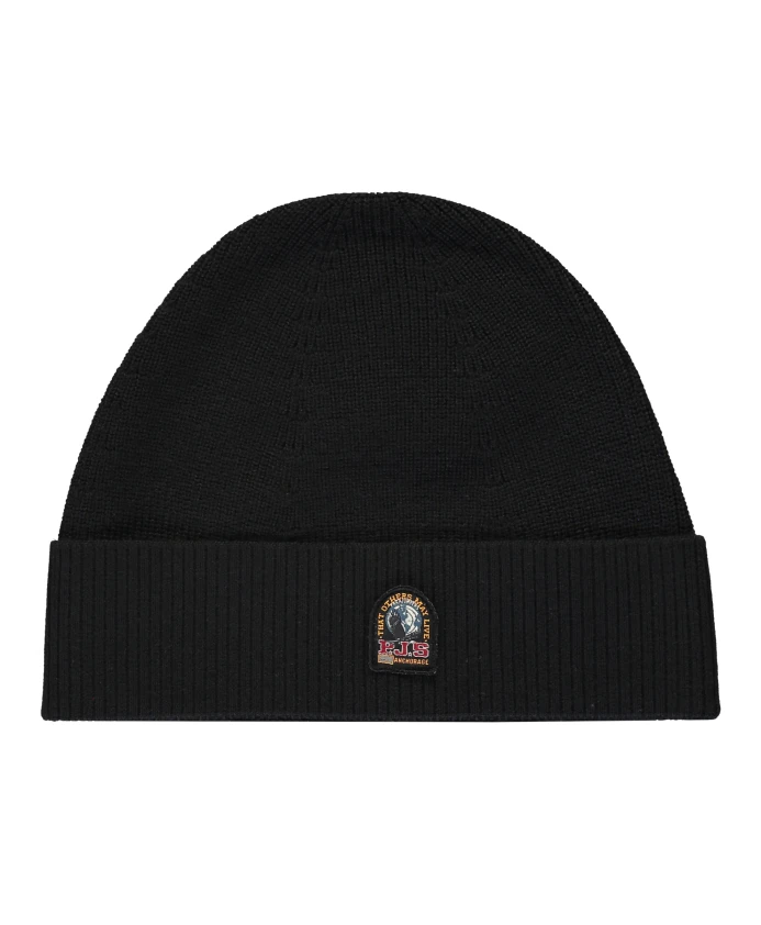 Простая шапка из мериносовой шерсти Parajumpers, черный
Простая шапка из мериносовой шерсти Parajumpers, черный