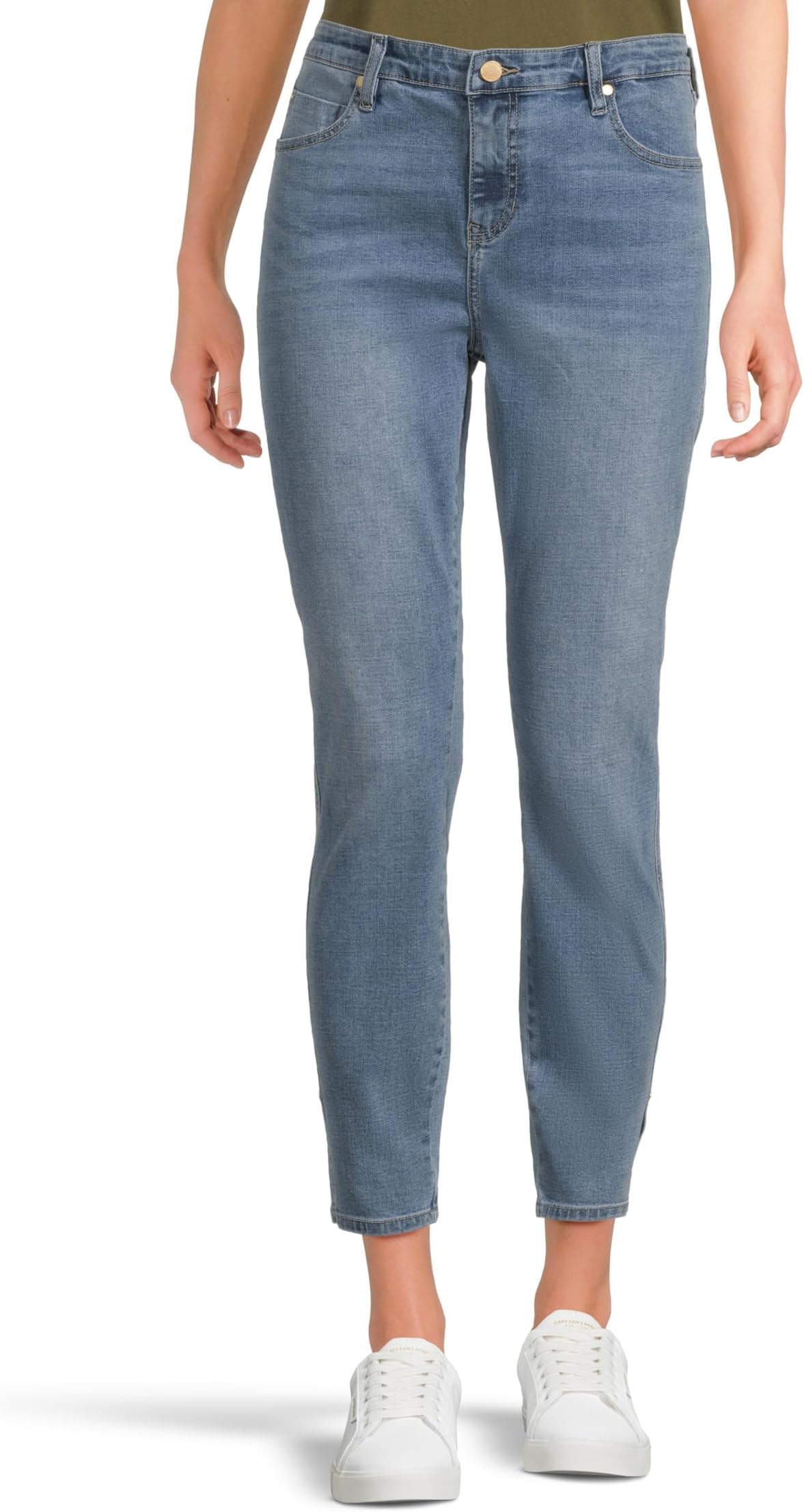 Женские джинсы скинни до щиколотки со средней посадкой, разрезами и заклепками Liverpool Los Angeles, North Pier
Женские джинсы скинни до щиколотки со средней посадкой, разрезами и заклепками Liverpool Los Angeles, North Pier