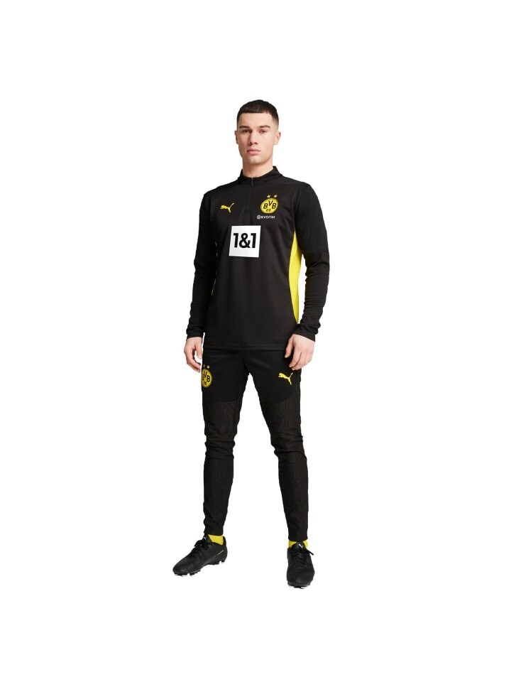 Брюки для тренировок и бега Puma Sportanzug Zip BVB Borussia Dortmund, черный
Брюки для тренировок и бега Puma Sportanzug Zip BVB Borussia Dortmund, черный