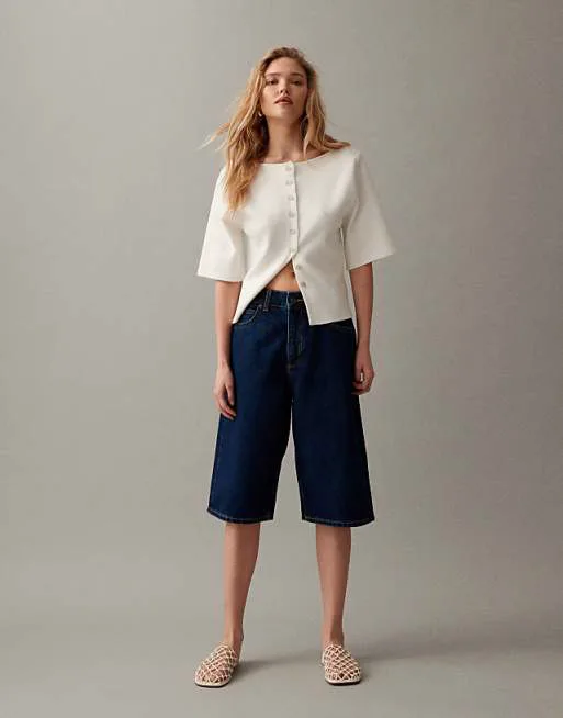 Мешковатые шорты-бермуды в полоскании ASOS DESIGN
Мешковатые шорты-бермуды в полоскании ASOS DESIGN
