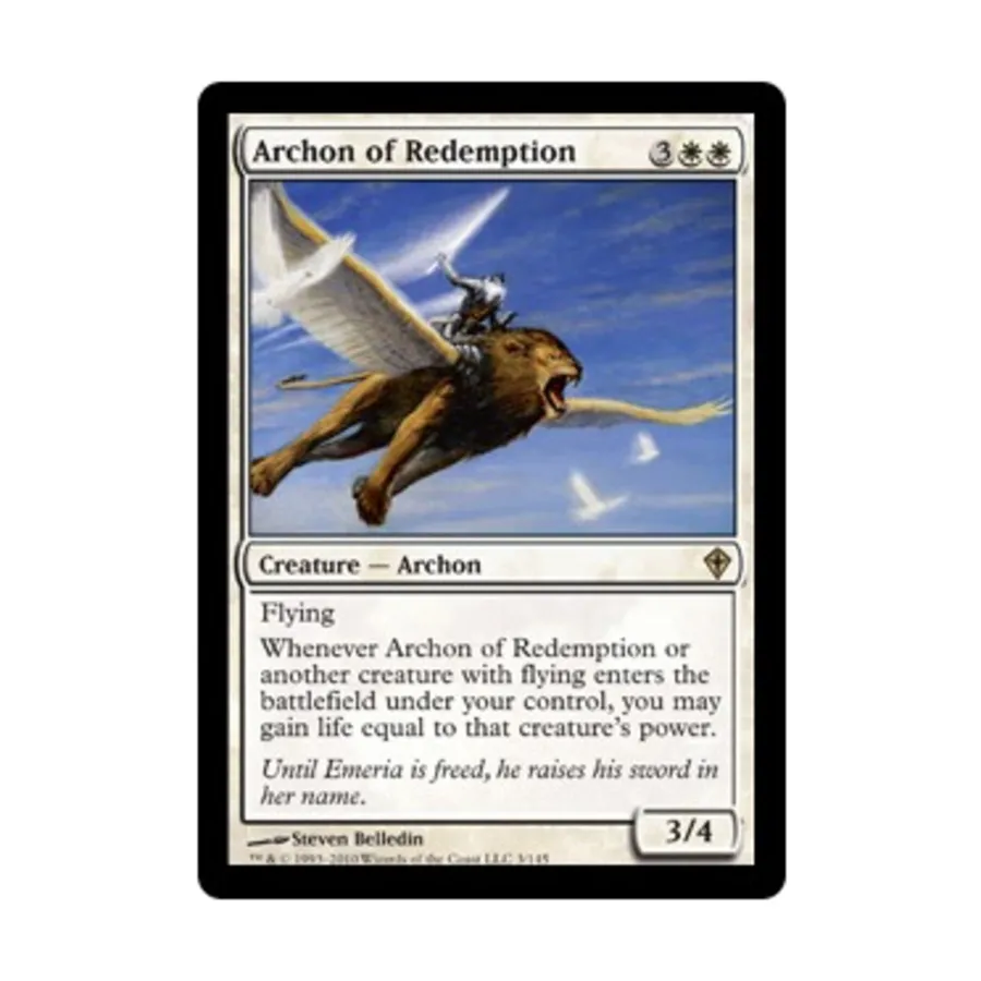 CCG Архонт искупления (R) (фольга), MTG - Worldwake
CCG Архонт искупления (R) (фольга), MTG - Worldwake