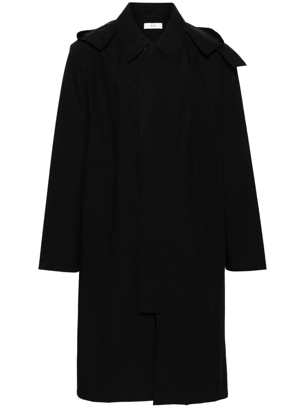 Парка миди со съемным капюшоном Rier, черный
Парка миди со съемным капюшоном Rier, черный