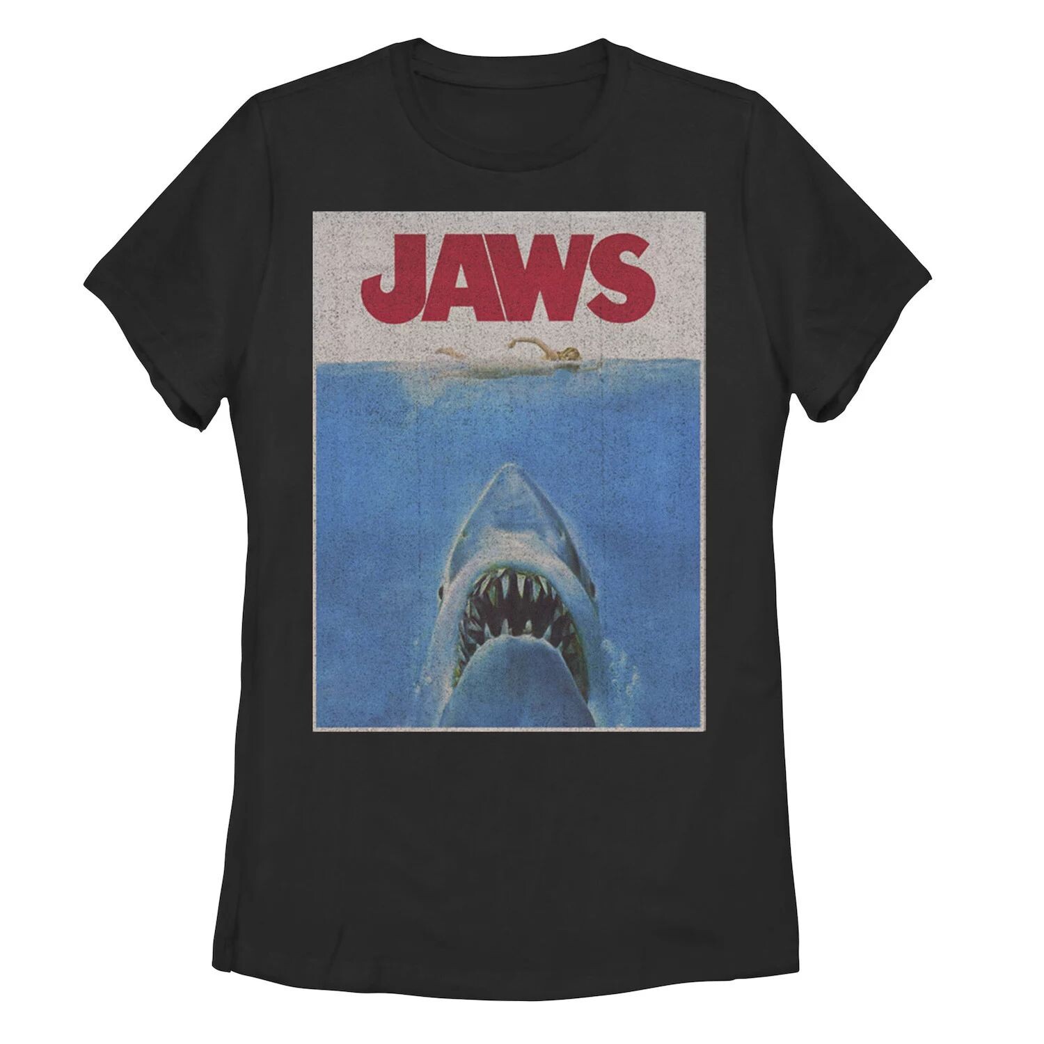 Классическая ретро футболка с графическим плакатом Juniors' Jaws Shark Attack Licensed Character
Классическая ретро футболка с графическим плакатом Juniors' Jaws Shark Attack Licensed Character