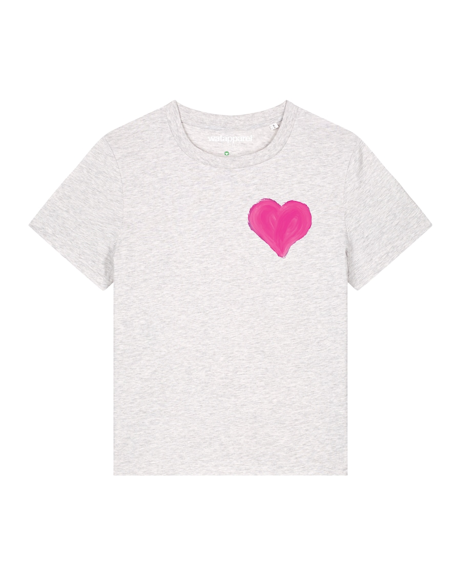 Рубашка Watapparel Pink Heart, Mottled Grey
Рубашка Watapparel Pink Heart, Mottled Grey