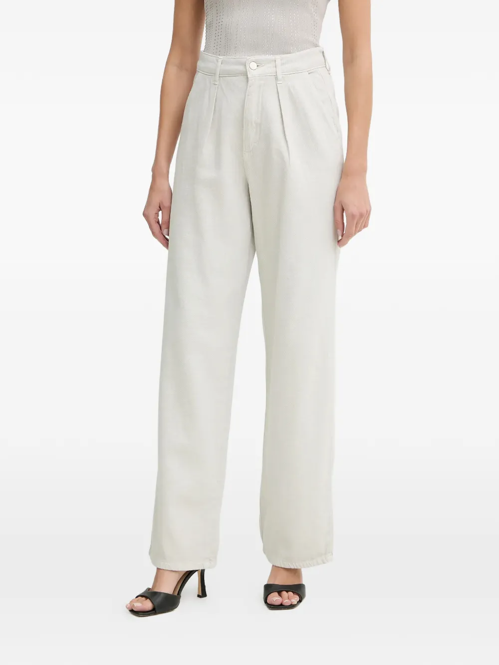 Брюки с декоративными складками Fracomina, бежевый
Брюки с декоративными складками Fracomina, бежевый