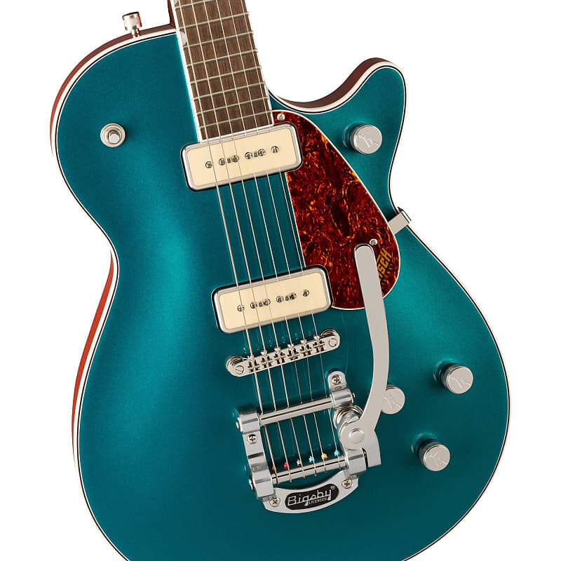 Электрогитара Gretsch G5210T-P90 Electromatic Jet Two 90 Single-Cut w/ Bigsby B50 - Petrol
Электрогитара Gretsch G5210T-P90 Electromatic Jet Two 90 Single-Cut w/ Bigsby B50 - Petrol