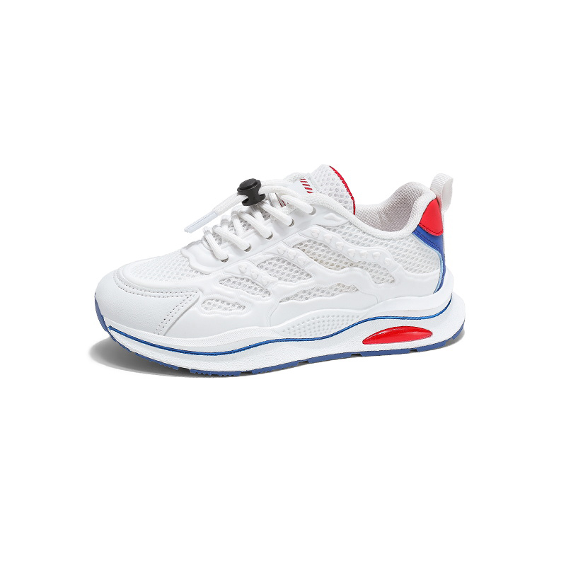 Противоскользящие и износостойкие дышащие низкие детские кроссовки для бега KINDDOG, белый/синий 
Противоскользящие и износостойкие дышащие низкие детские кроссовки для бега KINDDOG, белый/синий