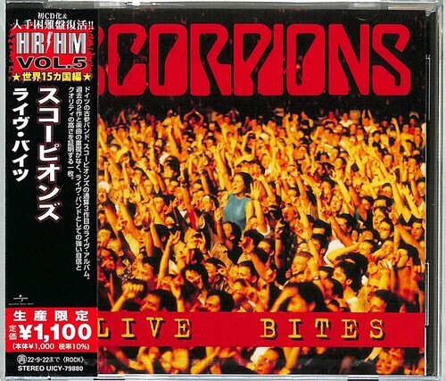 CD диск Scorpions: Live Bites (Japanese Pressing)
CD диск Scorpions: Live Bites (Japanese Pressing)