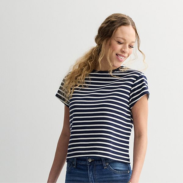 Футболка женская french terry stripe Sonoma Goods For Life, Dark Navy Stripe
Футболка женская french terry stripe Sonoma Goods For Life, Dark Navy Stripe