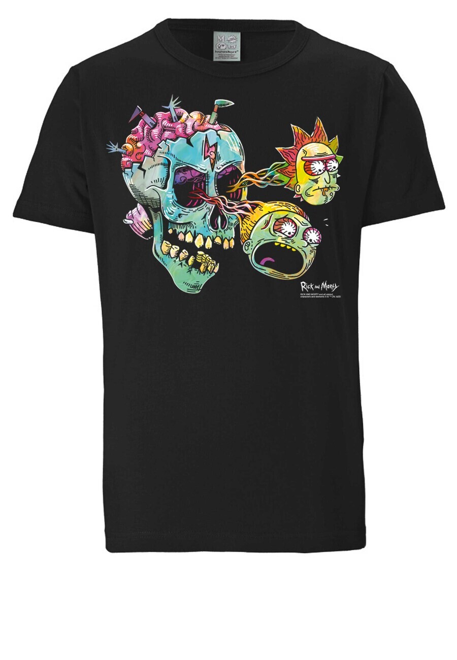 Классическая футболка LOGOSHIRT Shirt Rick & Morty - Eyeball Skull, черный
Классическая футболка LOGOSHIRT Shirt Rick & Morty - Eyeball Skull, черный