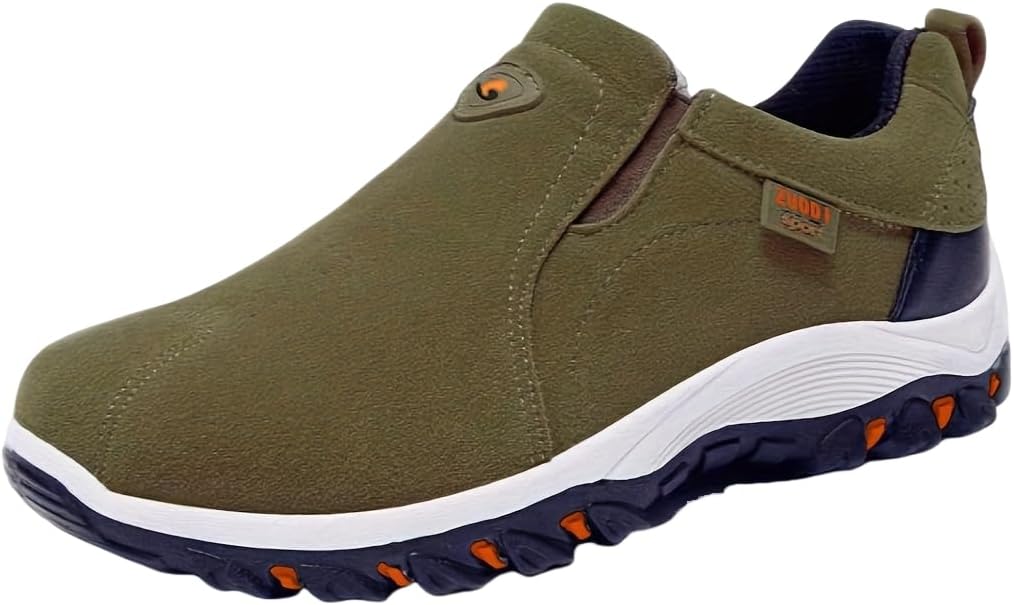 Мужские треккинговые кроссовки большого размера на слипоны с однотонным дизайном, удобной мягкой подошвой и противоскользящей поверхностью для активного отдыха на открытом воздухе Hoalox, зеленый
Мужские треккинговые кроссовки большого размера на слипоны с однотонным дизайном, удобной мягкой подошвой и противоскользящей поверхностью для активного отдыха на открытом воздухе Hoalox, зеленый