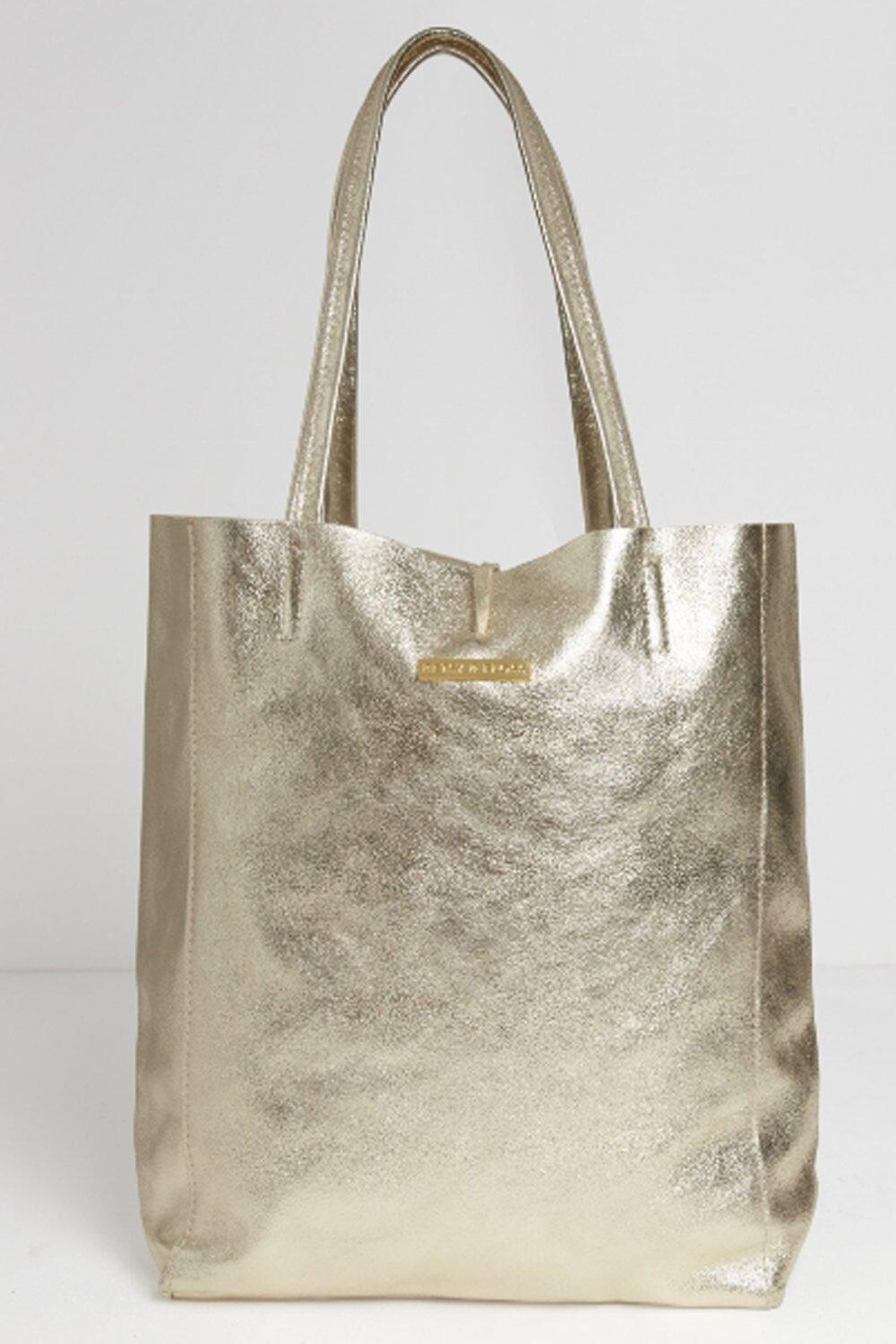 Сумка-тоут из мягкой кожи 'Milan' Betsy & Floss, золото 
Сумка-тоут из мягкой кожи 'Milan' Betsy & Floss, золото