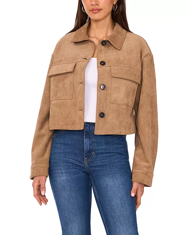 Куртка из искусственной замши Vince Camuto, коричневый
Куртка из искусственной замши Vince Camuto, коричневый