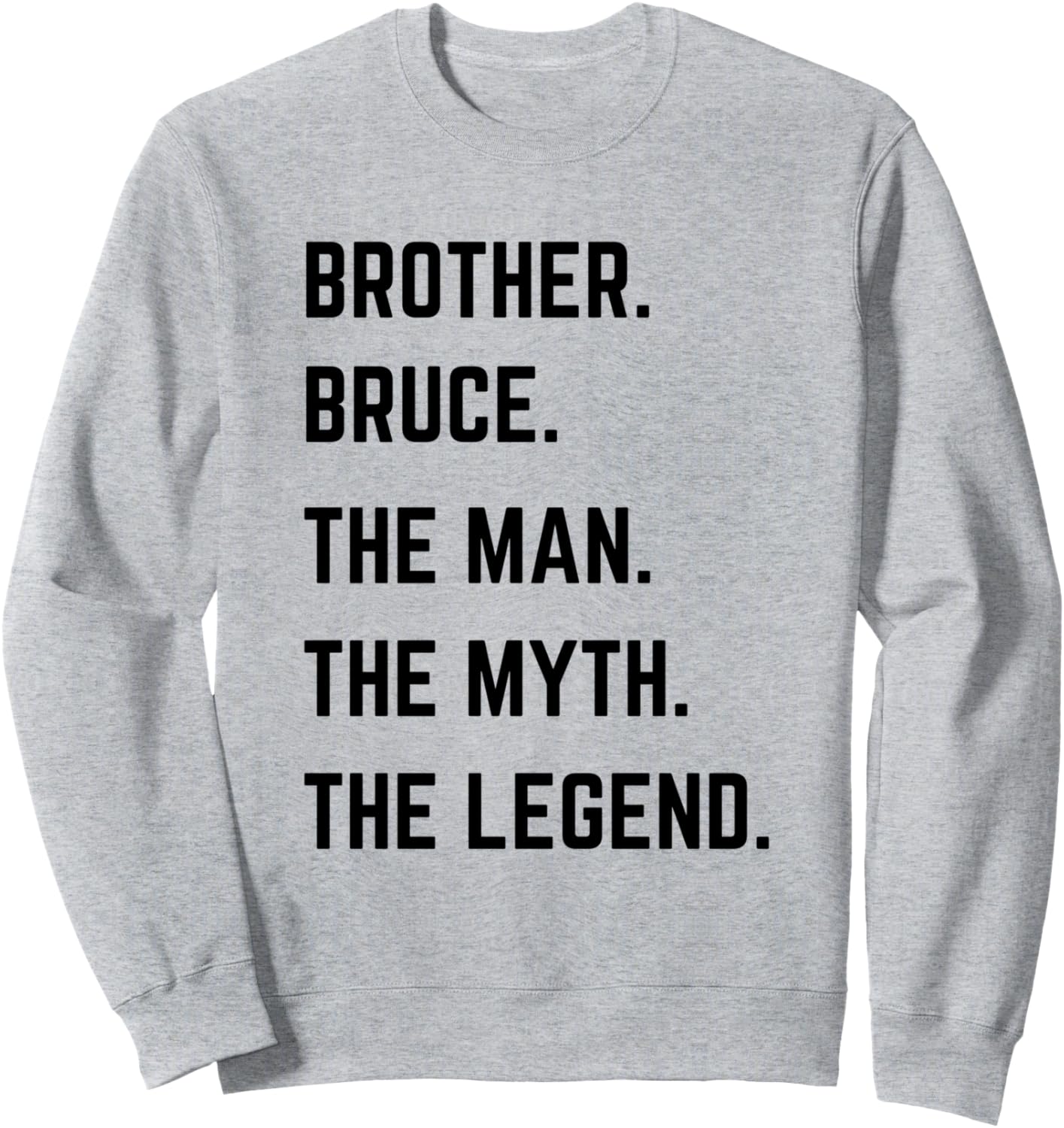 Толстовка «Брат Брюс - легендарный человек» ко Дню отца Brother The Man The Myth The Legend Mens Gifts, серый
Толстовка «Брат Брюс - легендарный человек» ко Дню отца Brother The Man The Myth The Legend Mens Gifts, серый