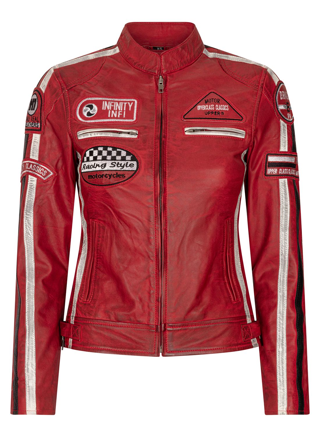 Кожаная куртка для мотоциклиста TruClothing, красный
Кожаная куртка для мотоциклиста TruClothing, красный