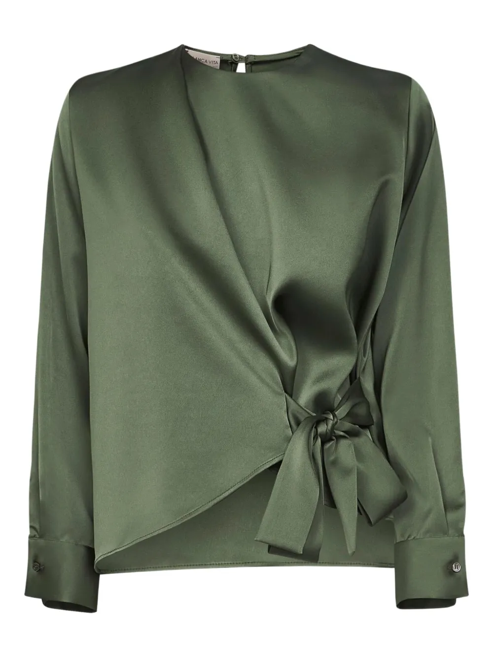 Топ с запахом Blanca Vita, зеленый
Топ с запахом Blanca Vita, зеленый