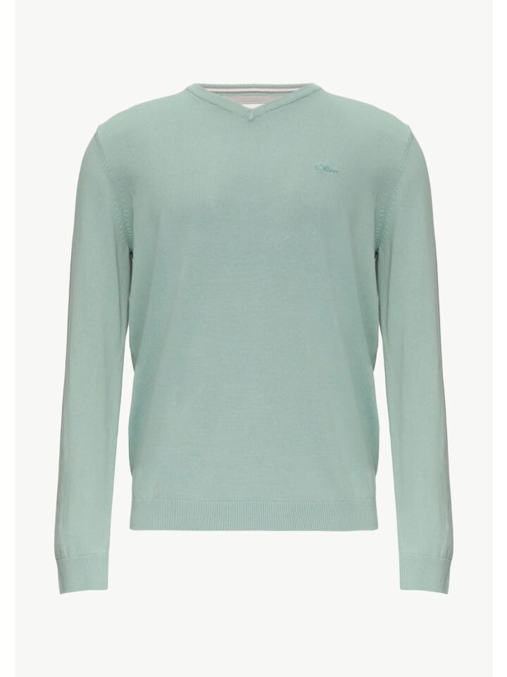 Пуловер sOliver Strick langarm, зеленый
Пуловер sOliver Strick langarm, зеленый