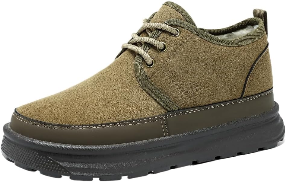 Мужские офисные повседневные ботинки Faithgee с флисовой подкладкой, замшевые стильные кроссовки с шнуровкой и противоскользящей подошвой для осени и зимы, удобные для тренировок в спортзале, бега и прогулок на улице, подарок для мужчин, зеленый
Мужские офисные повседневные ботинки Faithgee с флисовой подкладкой, замшевые стильные кроссовки с шнуровкой и противоскользящей подошвой для осени и зимы, удобные для тренировок в спортзале, бега и прогулок на улице, подарок для мужчин, зеленый