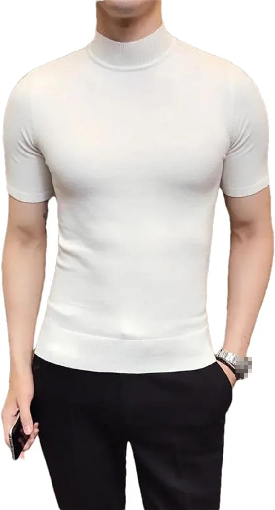 Мужской свитер с короткими рукавами и полувысоким воротником Dvbfufv
Мужской свитер с короткими рукавами и полувысоким воротником Dvbfufv