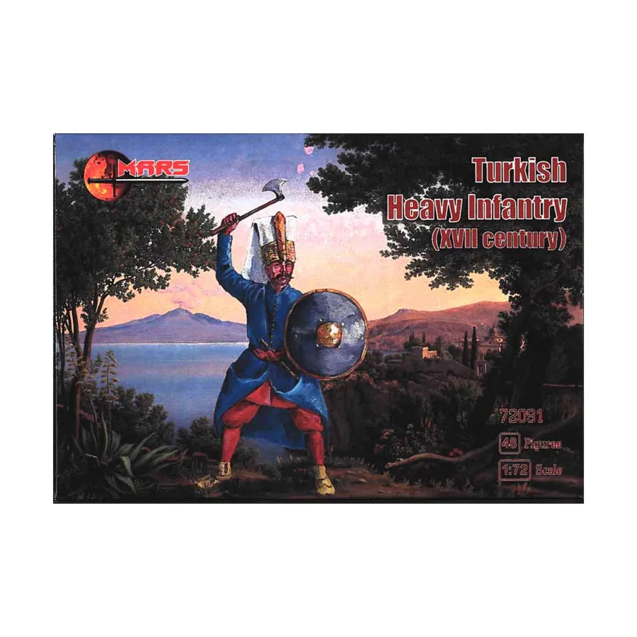 Турецкая тяжелая пехота, XVII Century Miniatures (1:72) (Mars Figures)
Турецкая тяжелая пехота, XVII Century Miniatures (1:72) (Mars Figures)