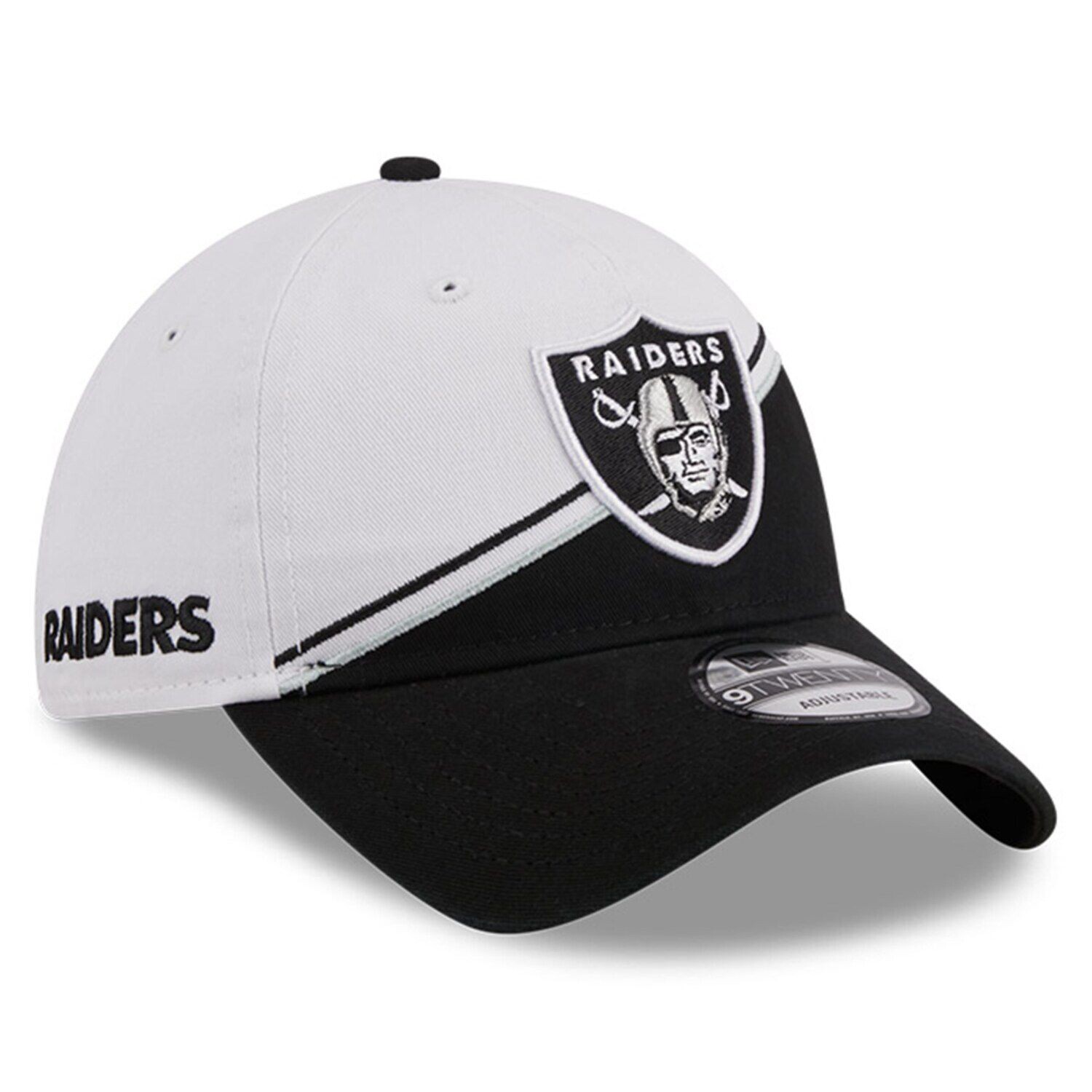 Мужская регулируемая кепка New Era белого/черного цвета Las Vegas Raiders 2023 Sideline 9TWENTY
Мужская регулируемая кепка New Era белого/черного цвета Las Vegas Raiders 2023 Sideline 9TWENTY