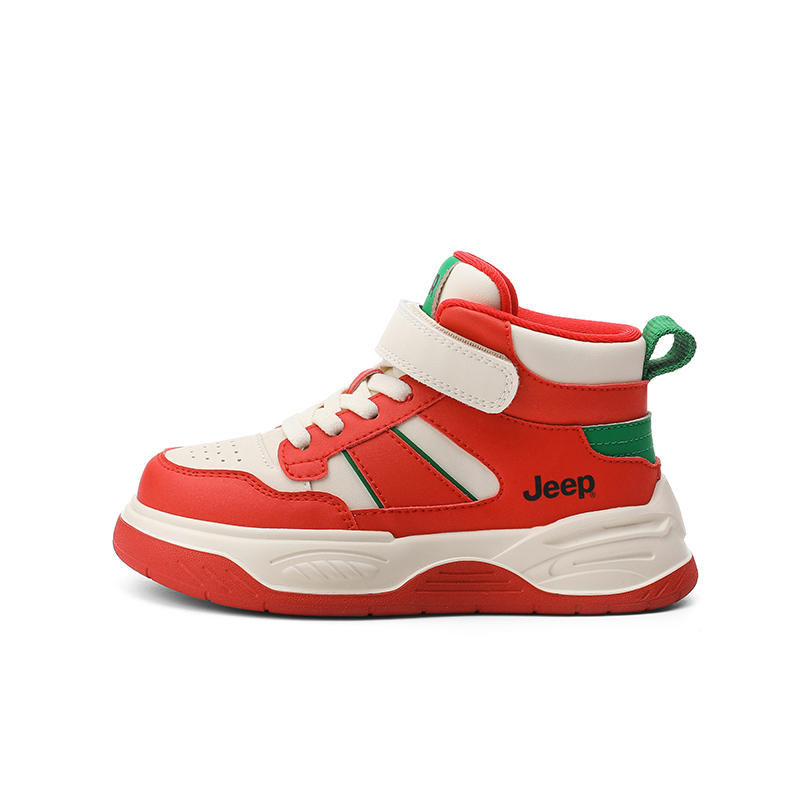 Высокие детские скейтерские кроссовки бежево-красные Kids' Jeep, винтажный красный
Высокие детские скейтерские кроссовки бежево-красные Kids' Jeep, винтажный красный