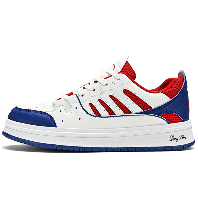 Lanza Скользоустойчивые, износостойкие, легкие скейтерские кроссовки мужские бело-красные, цвет White Red 
Lanza Скользоустойчивые, износостойкие, легкие скейтерские кроссовки мужские бело-красные, цвет White Red