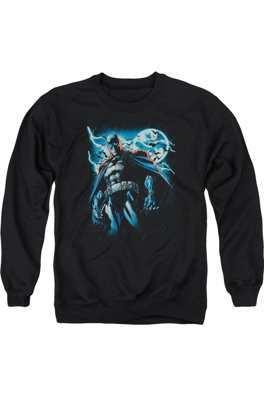 Толстовка Batman Stormy Knight для взрослых с круглым вырезом Gildan, черный
Толстовка Batman Stormy Knight для взрослых с круглым вырезом Gildan, черный