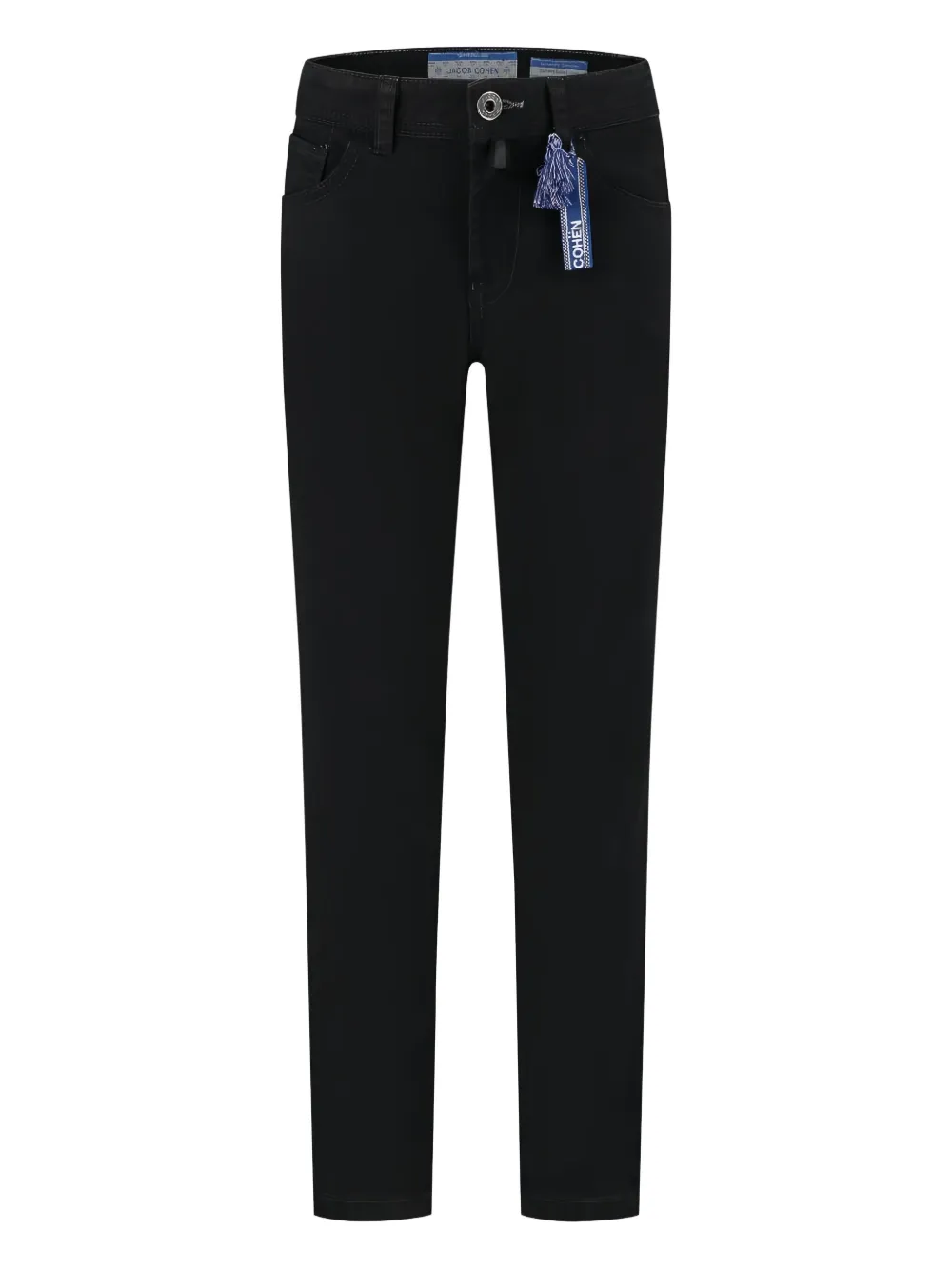 Джинсы с подворотами JACOB COHEN, черный 
Джинсы с подворотами JACOB COHEN, черный